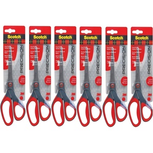 Scotch 7″ Precision Scissors, Great for Everyday Use (1447)(8-Inches  6-Pack)