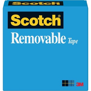 Scotch Removable Tape, 1 in x 2,592 in, 1 Box/Pack, Post-it Technology (811)