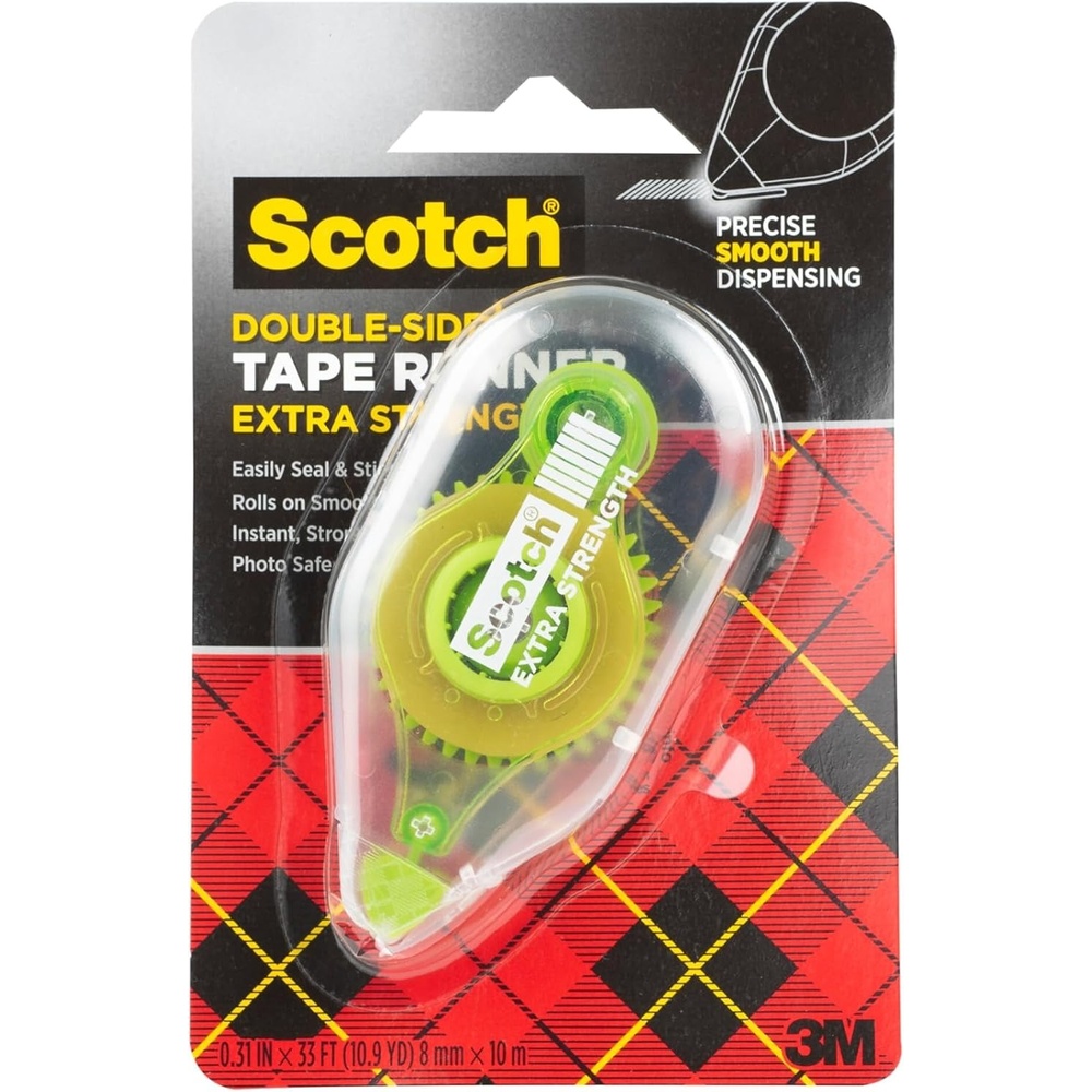image:imageScotch Adhesive Roller Extra Strength 31 in x 33 ft Great for Home Office and School Projects 1PackPack of 1