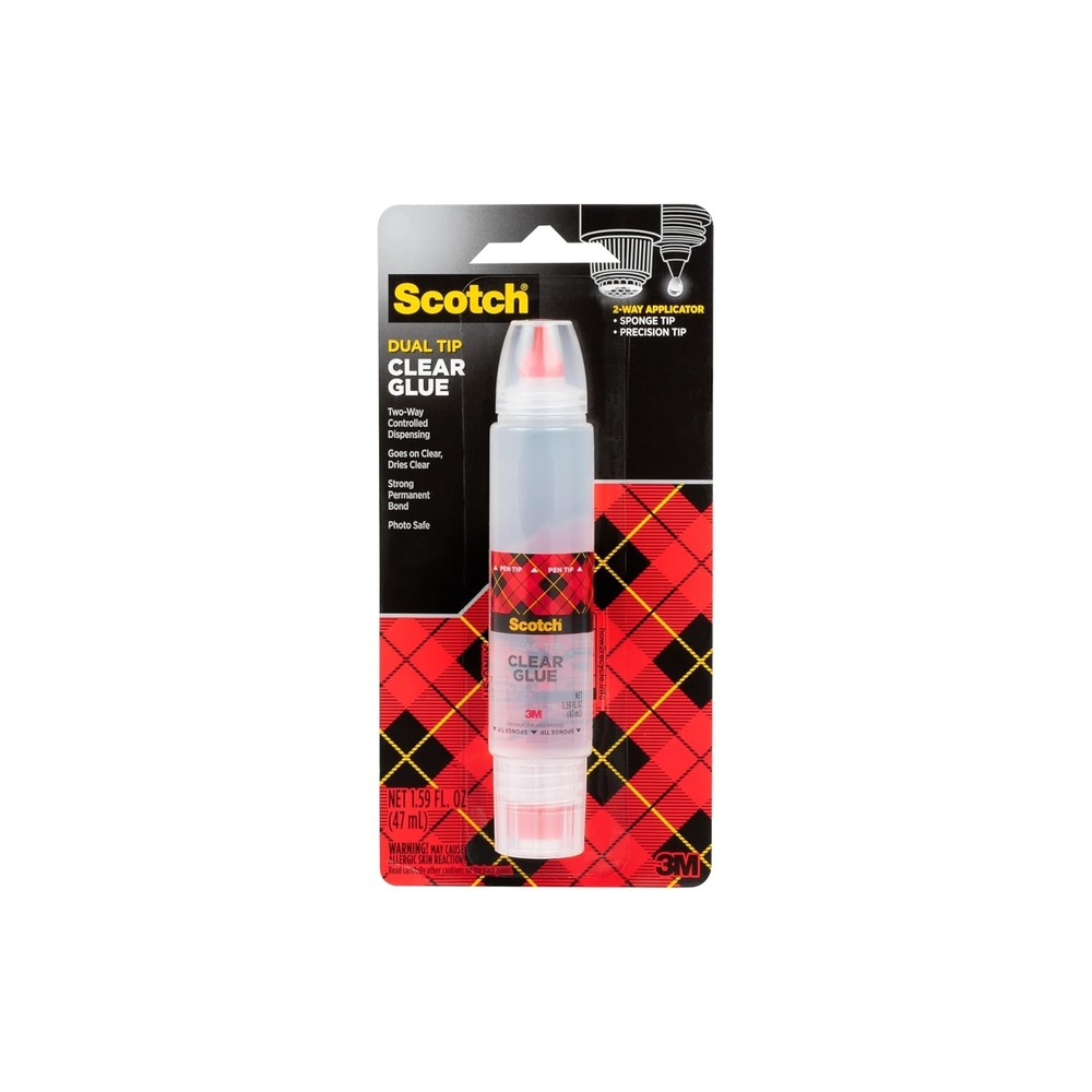 image:imageScotch Clear Glue in 2Way Applicator 16 oz Photo Safe and NonToxic16 oz  1Pack