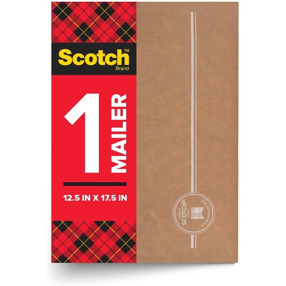 image:imageScotch Curbside Recyclable Padded Mailers 50 Pack 125 x 175 in Similar impact protection to traditional bubble mailers CR6150Count