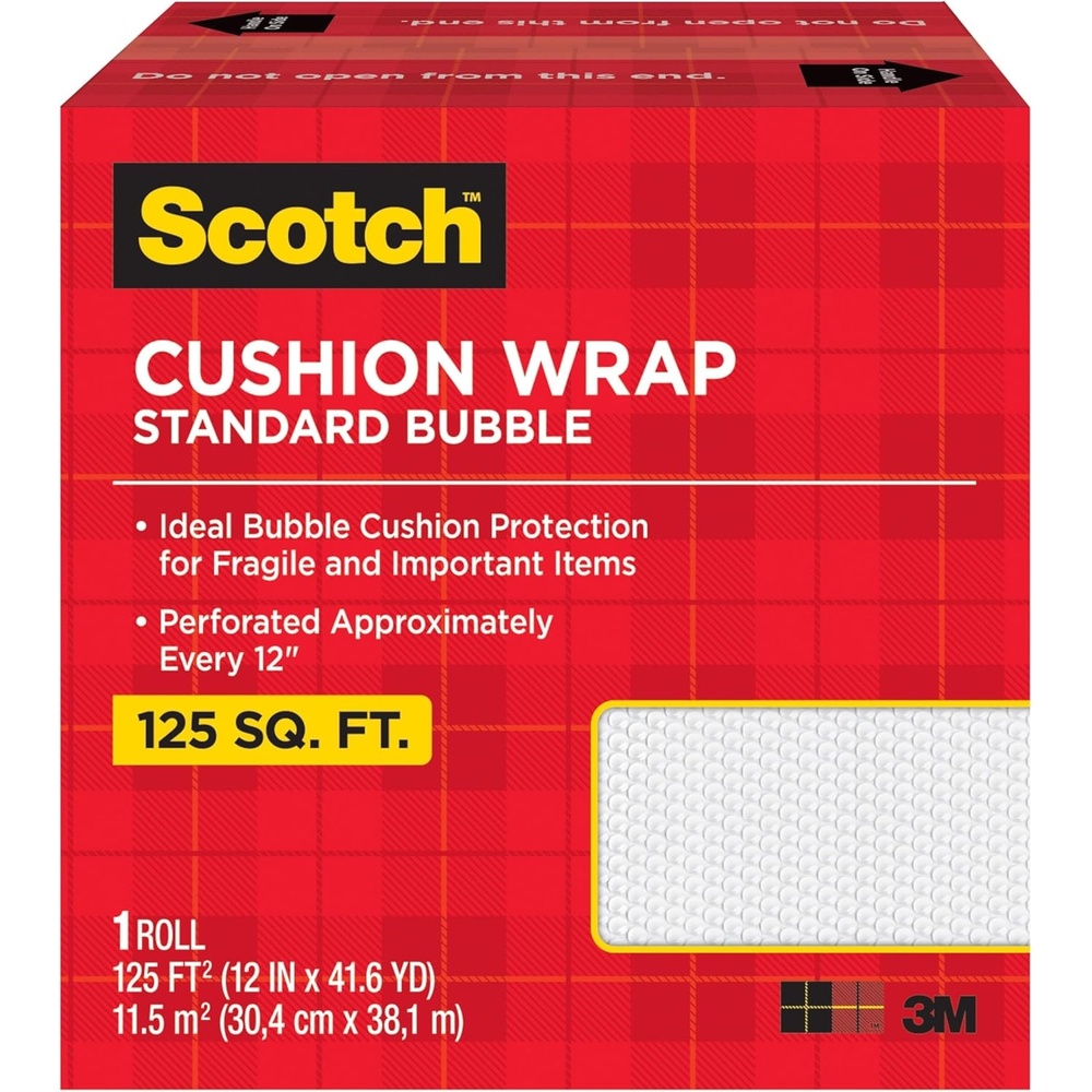 image:imageScotch Cushion Wrap 12 in x 125 ft 1 Roll in a Dispensered Box 7962
