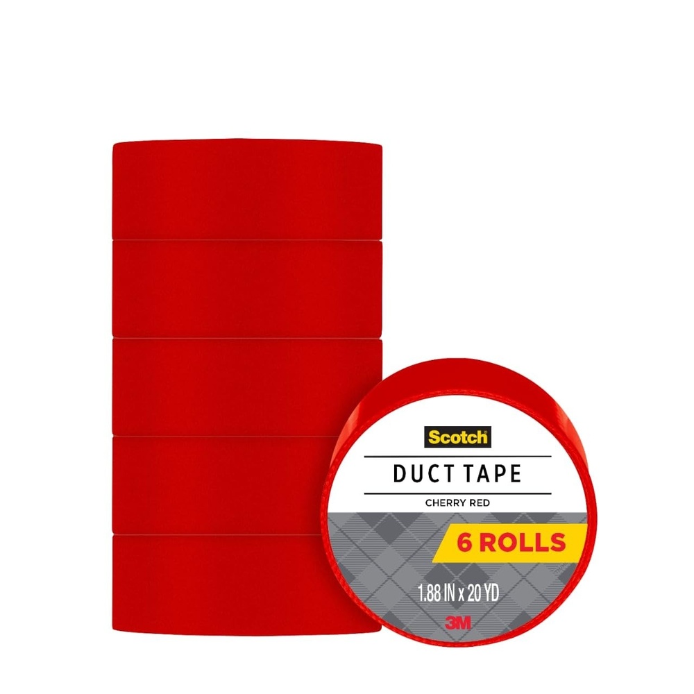 image:imageScotch Duct Tape 188 in x 20 yd Tangerine Orange 1 Roll 920ORGCCherry Red