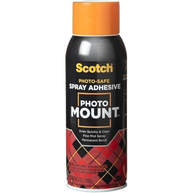 image:imageScotch Photo Mount Adhesive 103oz Safe for Color Photos Illustrations and Pictures 6094103Ounce
