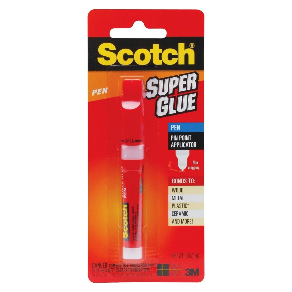 image:imageScotch Super Glue Pen 07 oz Fast Drying Liquid Formula AD126PPack of 1