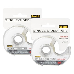 3M 001-3M Scotch 3/4-Inch Scrapbooking Tape(2-Pack)