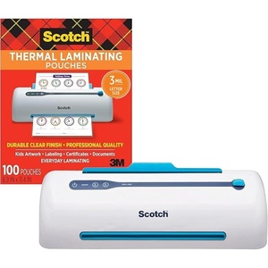 Bundle of Scotch PRO TL906 Thermal Laminator w/100-Pack Pouches