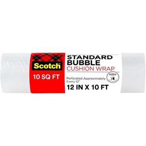 Scotch Cushion Wrap, 12 in x 10 ft, 1 Roll(12 in x 10 ft)