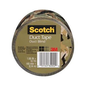 Scotch Duct Tape, 1.88 in x 20 yd, Tangerine Orange, 1 Roll (920-ORG-C)(Camo)