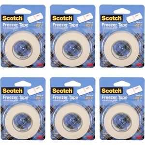 Scotch® Freezer Tape, 0.75 in. x 1000 in., 6 Rolls