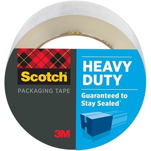 Scotch Heavy Duty Shipping and Moving Packing Tape, Clear, Packing and Moving Supplies, 1.88 in. x 54.6 yd., 1 Tape Roll(1.88″ x 54.6 yds)