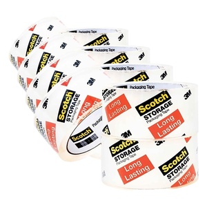 Scotch Long Lasting Storage Packaging Tape, 1.88 in x 38.2 yd, Designed for Storage and Packing, Stays Sealed in Weather Extremes, 3″ Core, Clear, 3 Rolls (3650S-3)(3 Rolls (Pack of 4))