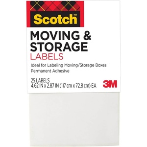Scotch Moving Labels, 4.62 in x 2.87 in x (117 mm x 72.8 mm)