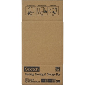 Scotch Moving and Storage Box 8028-MOV-LGFB, 18 in x 18 in x 24 in (45.7 cm x 45.7 cm x 60.9 cm)(8 x 8 x 8 Inches)