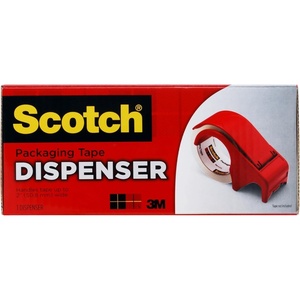 Scotch Packaging Tape Hand Dispenser (DP300-RD)(3 in)