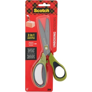 Scotch Precision Ultra Edge Scissors, 8 inch scissors 3-8 inch scissors/pack(Scissors + Boxcutter)