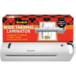 Scotch Thermal Laminator, Extra Wide 13 Inch Input, Ideal for Teachers, Small Offices, or Home (TL1302X)(Laminating Machine)