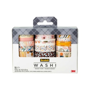 Scotch Washi Tape, Abstract Modern Design, 8 Rolls, Great for Bullet Journaling, Scrapbooking and DIY Décor (C1017-8-P19)(Whimsical)